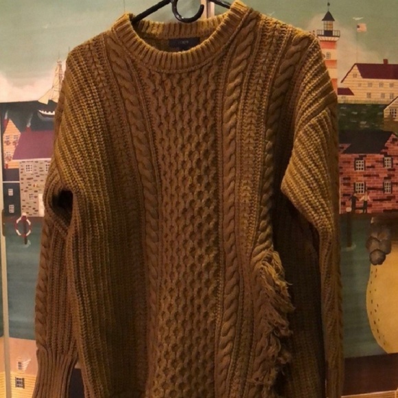 J crew oversized cable sweater - Picture 2 of 2